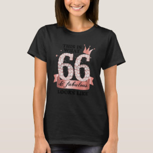 66 & Fabulous I Roos and White Party Group Candid T-shirt