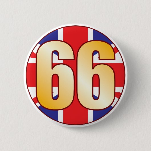 66 GB Gold Ronde Button 5,7 Cm (Voorkant)