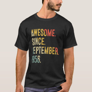 66 jaar oud Geweldige sinds september 1956 66e mil T-shirt