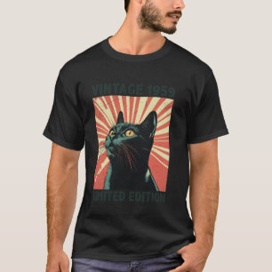 66 jaar oude cadeau Vintage 1959 Kattenliefhebber T-shirt