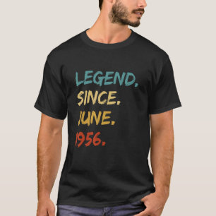 66 jaar oude legende sinds juni 1956 66e verjaarda t-shirt