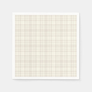 66 Tartan speldenpoppen & beige nr. Servet