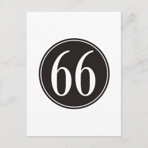 #66 Zwarte Cirkel Briefkaart