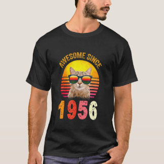 66e geboortedag Geweldige sinds 1956 T-shirt