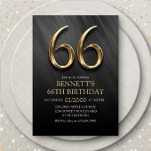 66e Invitation d'anniversaire