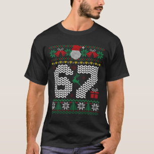 67 6 7 Meme Six Seven Lelijke Kerst Gen Z Alpha S T-shirt
