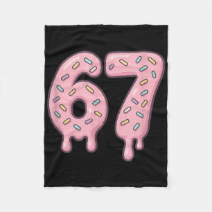 67 Alpha Slang Internet Meme Aura Energie Fleece Deken