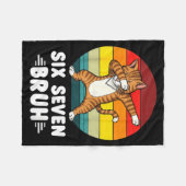 67 Animals Funny 67 Brainrot Youth Kids Cat 67  Fleece Deken (Voorkant (Horizontaal))