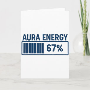67 Aura Op Zes Zeven Grappige Meme Gen Alpha Slaan Kaart