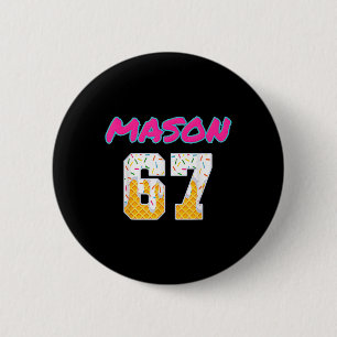 67 Baseball Meme Slang Virale Trend  Ronde Button 5,7 Cm