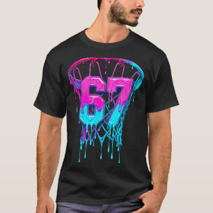 67 Basketbal Drip Six Seven Grappig T-shirt