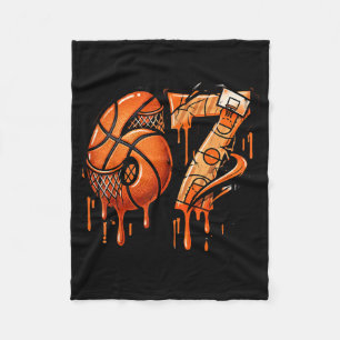 67 Basketbal Ijs Drip Zes Zeven  Fleece Deken