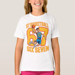67 Basketbal Zes Zeven T-shirt