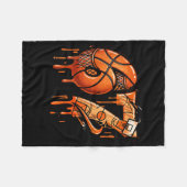 67 Basketball Ice Cream Drip Six Seven  Fleece Deken (Voorkant (Horizontaal))