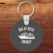 67 Big Six Seven Deck Energy Brain Rot Gen Alpha C Sleutelhanger (Voorkant)