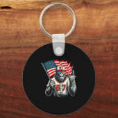 67 Bigfoot Meme Funny Six Seven Gen Alpha Slang  Sleutelhanger (Voorkant)