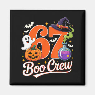 67 boo bemanning grappig halloween spook heks pomp magneet
