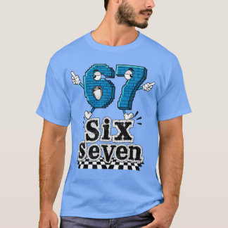 67 Brainrot Italiaanse Meme Grappig 6 7 Brainrot G T-shirt