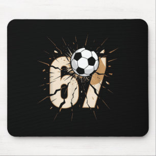 67 Brainrot Jeugd Voetbal Drip - Grappige Kinderen Muismat