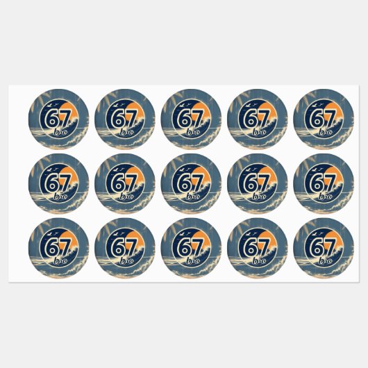 67 bro surfstickers labels (Vel)