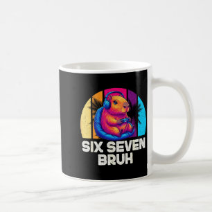 67 Capybara Grappige Zes Zeven Bruh Capybara Video Koffiemok