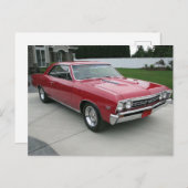 67' Chevelle SS Briefkaart (Voorkant / Achterkant)