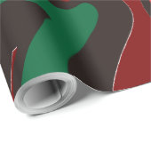 67 Christmas Funny Red & Green Wrapping Paper Cadeaupapier (Rol Hoek)