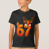 67 Christmas Funny Reindeer Bruh Meme Pajamas Wome T-shirt (Voorkant)