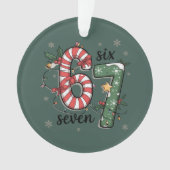 67 Christmas Lights Six Seven Holiday Funny Meme (devant)