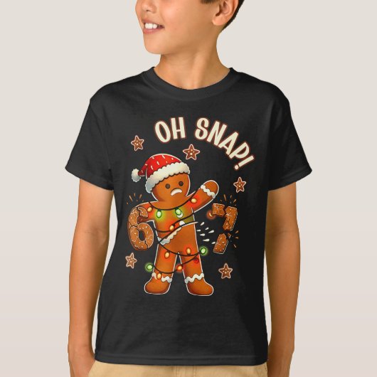 67 Christmas Oh Snap Gingerbreadman 6 7 Meme Xmas T-shirt (Voorkant)