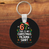 67 Christmas Pajama Shirt 6 7 Funny Meme Teen Boys Sleutelhanger (Voorkant)