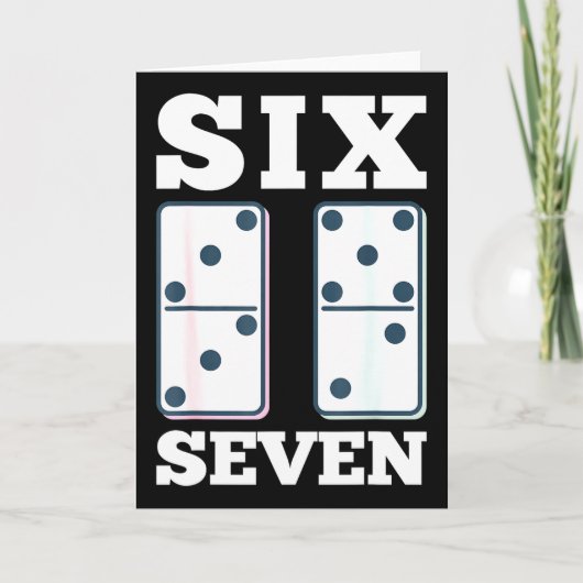 67 Counting Dominos Blocks Mathematics Teacher Vin Kaart (Voorkant)