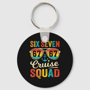 67 Cruise Squad 2025 Grappige Kids Cruise Meme Mat Sleutelhanger