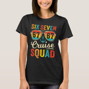 67 Cruise Squad 2025 Grappige Kids Cruise Meme Mat T-shirt