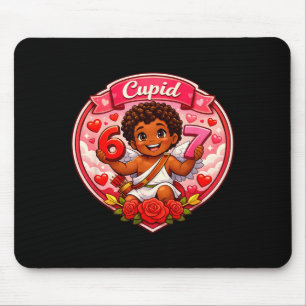 67 Cupido Afro-Amerikaanse Valentijnsdag Meme Tren Muismat
