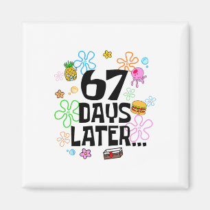 67 dagen later 67e dag van school leraar zes zeven magneet