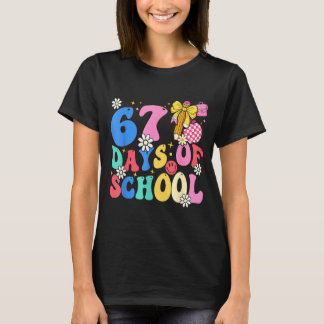 67 dagen school Coquette strik studenten leraren 1 T-shirt