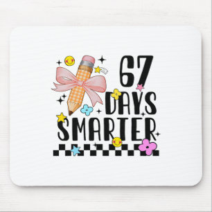 67 Dagen School Grappig 67 Dagen Slimmer Student T Muismat