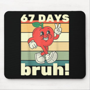 67 Dagen School Leuk Zes Zeven Meme Bruh Kinderen  Muismat