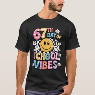 67 dagen school meme 100e dag van school sfeer S T-shirt