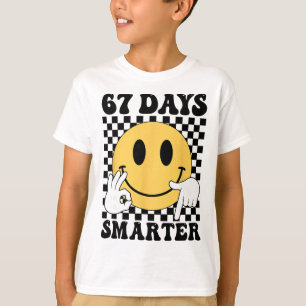 67 Dagen Slimmer Grappig Zes Zeven 6 7 Gen Alpha S T-shirt