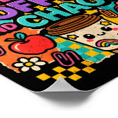 67 Days Of Coffee And Chaos Funny Quote  Poster (Hoek)