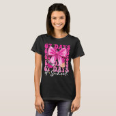 67 Days Of School Coquette Bow Six Seven Meme Teac T-shirt (Voorkant volledig)