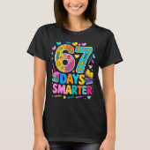 67 Days Of School Funny Meme Teacher Student T-shirt (Voorkant)