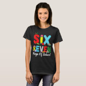 67 Days Of School Shirt Teacher Kids Funny 67 Meme (Voorkant volledig)