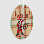 67 Décoration de Noël Santa en dabbing (devant)