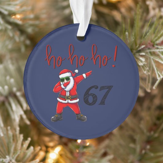 67 Décoration de Noël Santa en dabbing (Arbre)