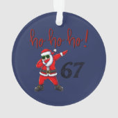67 Décoration de Noël Santa en dabbing (dos)
