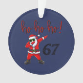 67 Décoration de Noël Santa en dabbing (devant)