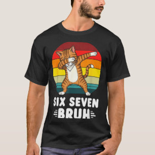 67 Dieren Grappig 67 Brainrot Jeugd Kinderen Kat 6 T-shirt